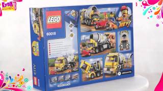 Lego City Город Бетономешалка 60018)