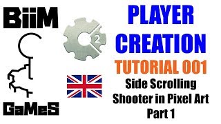 Construct 2 - Tutorial 001 - Side Scrolling Shooter (Pixel Art) 001 [Player Creation]
