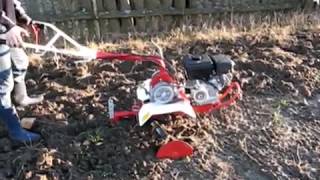 Мотоблок Фаворит B&S 6, работа на фрезах