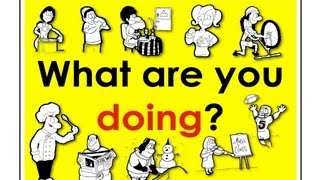 Present Continuous Verbs | What Are You Doing? | Easy English Conversation Practice | ESL