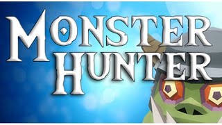 Killing monsters in Roblox (Roblox Monster Hunting Simulator)