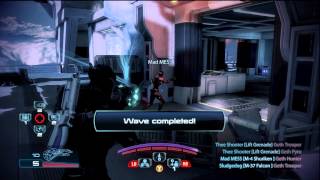 Mass Effect 3 Multiplayer: Asari Vanguard Gameplay+Geth Plasma Shotgun