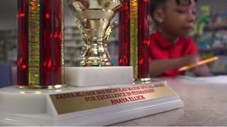 9-Year-Old Virginia Girl With No Hands Wins Another National Penmanship Award