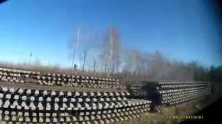 Россия из окна поезда Москва-Краснодар часть 1