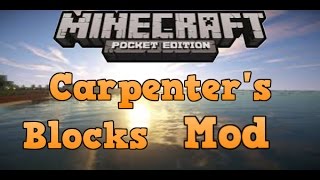 Mod Carpenter's Blocks Minecraft pe 0.10.5