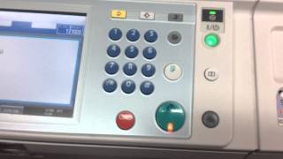 Escanejar i crear documents PDF amb la Impressora Ricoh Aficio 6001