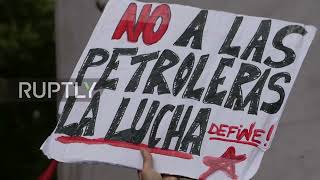 "Climate change arrived, what are you waiting for?" - climate activists protest offshore drilling