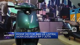 Modif Motor BBM ke Listrik, Akan Disubsidi Rp 7 Juta