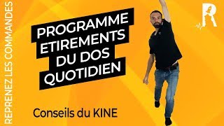 3 étirements pour étirer l'ensemble du dos et se soulager