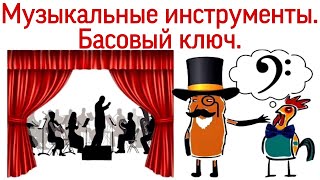 38 урок: « ГРУППЫ МУЗЫКАЛЬНЫХ ИНСТРУМЕНТОВ. БАСОВЫЙ КЛЮЧ» Курс «PUZZLE PIANO»)