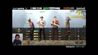 FatihSayarYT LIVE Crew Challenge Pubg Mobile 20 KILLS PRO PLAYER