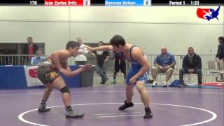David Stepanyan vs. Joseph Waller at 2013 West Jr. Freestyle Regional