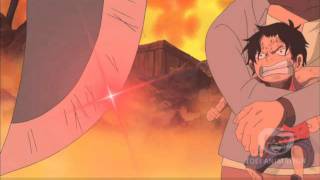 One Piece Ace uses haki
