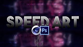 3D Banner SpeedArt I Cinema4D I Photoshop
