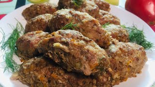 Гречаники с Фаршем в Духовом Шкафу/Рецепт/