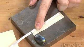 Art Jewelry - Making a bezel part 1