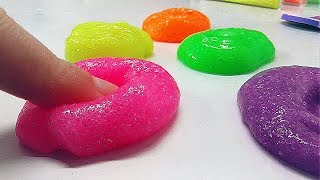 ⚡ 5 ЛИЗУНОВ БЕЗ КЛЕЯ и МАСКИ ПЛЕНКИ сделали из них КАКАШКУ ЕДИНОРОГА КРАСИВЫЙ РАДУЖНЫЙ СЛАЙМ ⚡