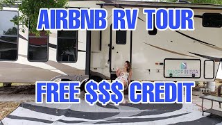 RV TOUR AIRBNB ORLANDO FLORIDA & $$$ FREE CREDIT - LA SHOPPINISTA
