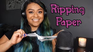 ASMR Ripping Paper