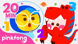 Aprende a Contar los Números con Diez Pequeños Niños | +Recopilación | Pinkfong Canciones Infantiles