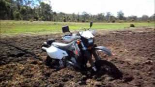 suzuki drz 400e and honda xr 400 (collie)
