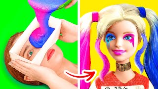 DARI CUPU JADI PUTRI || Transformasi Makeup Boneka Barbie SFX dengan Gadget oleh 123 GO! Like