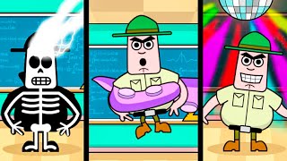 Пранки над Учителем в Школе Подкинул Бомбу к Доске! Bash the Teacher! - Classroom Clicker