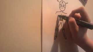 How to draw Capitan America ? / Как нарисовать Капитана Америка ?