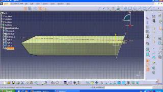 Catia_v5_tutorial_#1_surfaces_basic_boat_hull