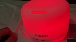 Humidificador aceites esenciales Review ? Lámpara Luz LED varios colores ??//bebé niños