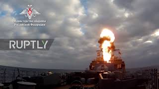 Russia: Warship launches Otvet anti-submarine missile in Sea of Japan