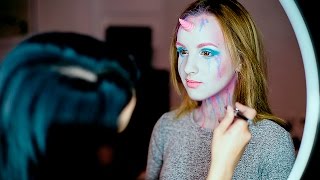 HALLOWEEN МАКИЯЖ КАТИ ? 18+ ДЕТЯМ НЕ СМОТРЕТЬ