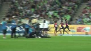20110828世界陸上・男子10000ｍイブラヒム・ジェイラン優勝ラストの場面