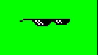 GREEN SCREEN 'DEAL WITH IT' MLG