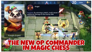 ABE THE NEW OP COMMANDER | ADDITIONAL 5 DAMAGE EVERY WIN - MAGIC CHESS