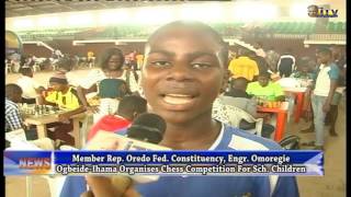 Ogbeide-Ihama organizes Chess Competition for school children