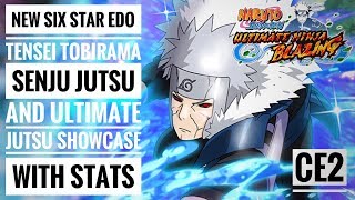 NEW SIX STAR EDO TENSEI TOBIRAMA SENJU JUTSU AND ULTIMATE JUTSU SHOWCASE WITH STATS | NARUTO SHIPPU