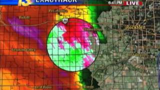 1 of 6 - WREX Tornado Warning Coverage - May 22, 2011