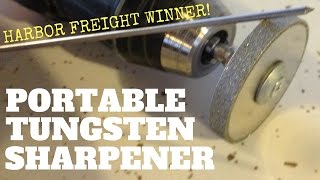 CHEAP PORTABLE TUNGSTEN SHARPENER | $10 Tungsten Grinder
