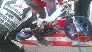 Tomos automatic gilardoni 74cc - dyno test