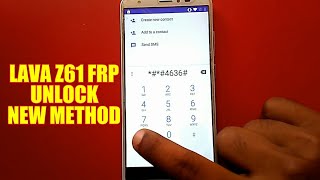 LAVA Z61 GOOGLE ACCCUNT FRP UNLOCK NEW METHOD 2019