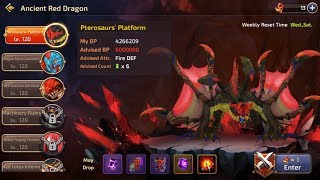 Dragon Nest M - Red Dragon Nest Stage 1 (Pterosaurs' Platform) Tank POV