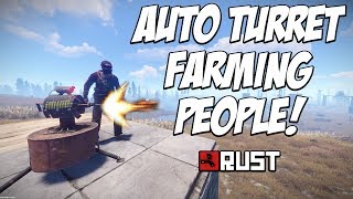 RUST | The AUTO TURRET is a player farming MACHINE! EASY TRAP! The Solo Polo Series! E4