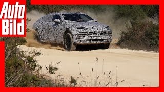 Erlkönig Lamborghini Urus (2017) Erste Fahrt/Details/Review