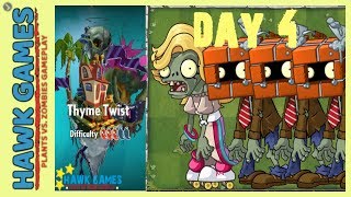 Plants vs Zombies 2 Thyme Twist World Day 4 (Player's Choice)