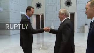 Syria: Assad meets with Russian president's envoy Lavrentiev to discuss Syrian refugees' return