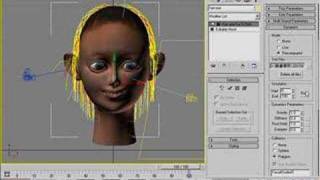 Create three different hairstyles in 3dsmax PART 1
