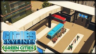 Jetzt sogar mit Bus/Monorail Bahnhof und Busse. VIELE BUSSE | Cities: Skylines S3 #33 - Green Cities