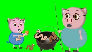 Пошел на рыбалку и наелся червяков - Смешные мультики для детей