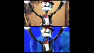 Split Screen Version of Loren The Robot Butler: Teach Me How To Dougie!